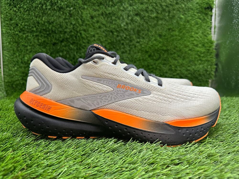 Brooks Glycerin 21 1104191D157 Athletic Sneaker Mens 10.5D Gray Mesh Jogging Gym